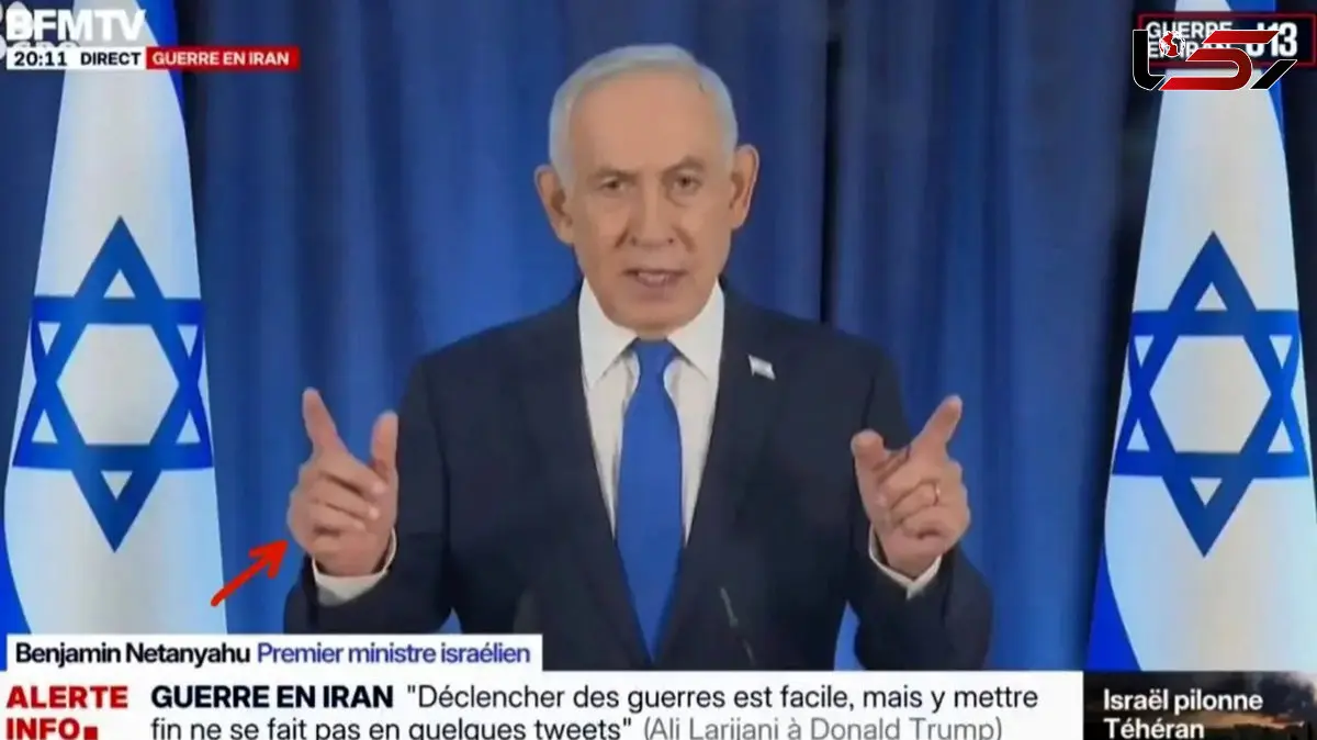 عکسی از انگشتِ ششم نتانیاهو خبرساز شد/ فیلم آخرش با هوش مصنوعی بود