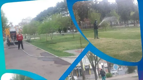 شیوه جدید مبارزه با کرونا در سیزده بدر سبزوار + عکس