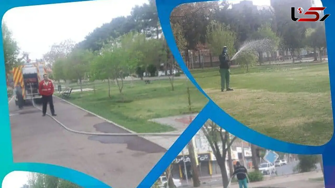 شیوه جدید مبارزه با کرونا در سیزده بدر سبزوار + عکس