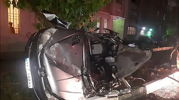  تصادف شدید بزرگراه صدر / خودروها له شدند + عکس