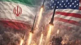 فیلم لحظه حمله موشکی به اداره پست آذرشهر و خونسردی عجیب رانندگان در یک قدمی انفجارها