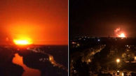  لحظه انفجارهای بزرگ در انبار مهمات  اوکراین+ تصاویر