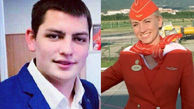 فداکاری مرگبار میهماندار جوان در هواپیمای آتشین! /  او زنده زنده سوخت + عکس و فیلم از روسیه