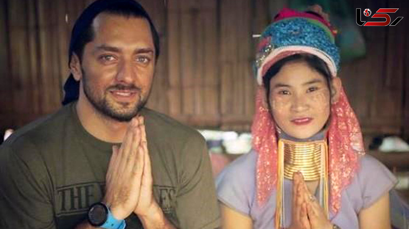 بهرام رادان در کنار زن تایلندی +عکس