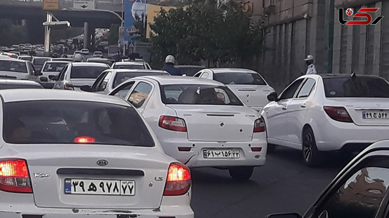 وضعیت ترافیک تهران امروز 5 تیر 1400