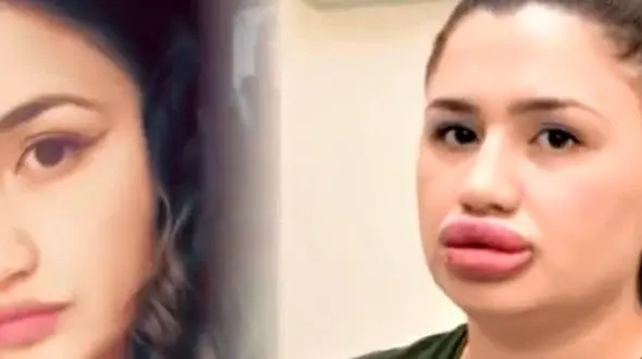 بلایی که پزشک قلابی بر سر لب های دختر جوان ترک آورد + تصاویر 