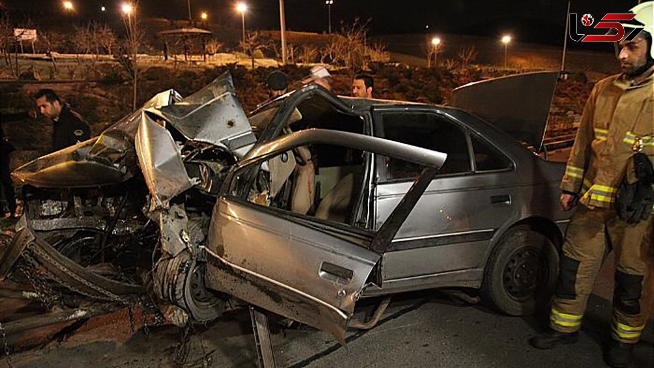 یک کشته در تصادف 2 دستگاه پژو 405 در زنجان