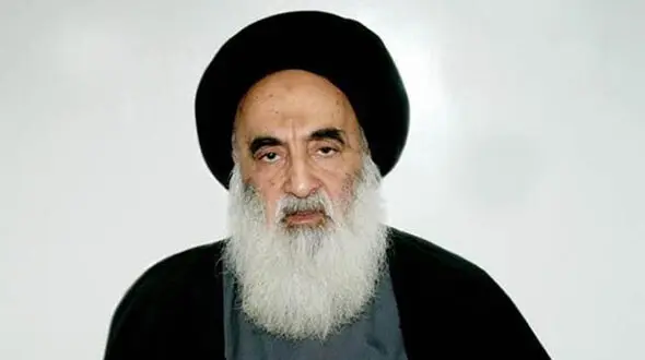دفتر آیت‌الله سیستانی: نیروهای امنیتی عراق تصویر ایشان را حمل نکنند