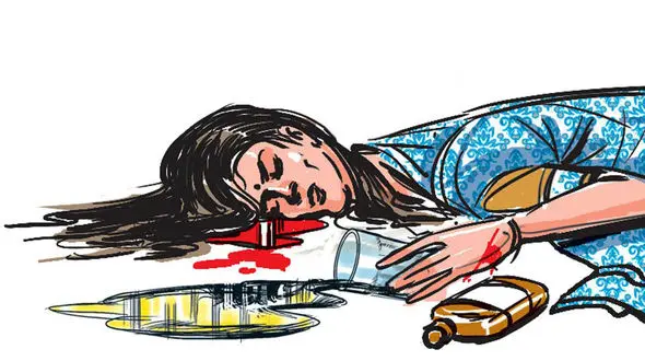 مرد عصبانی همسرش را باشمشیر سامورایی کشت / او دیر به خانه آمده بود !