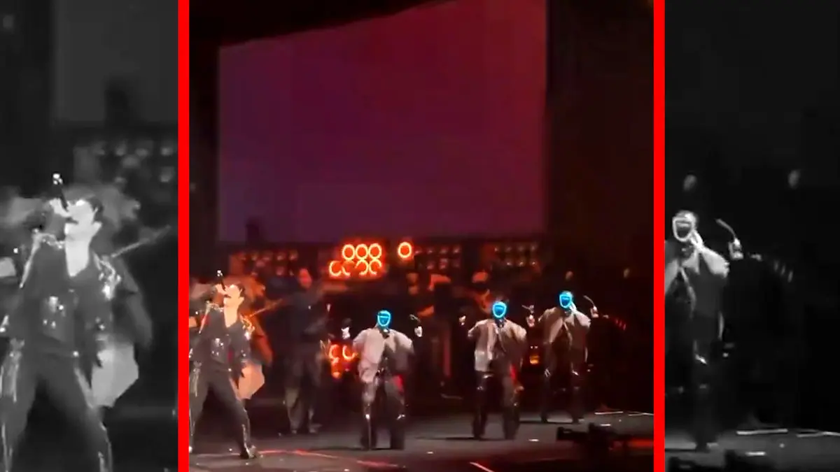 فیلم رقص ربات ها در کنسرت وانگ لیهوم