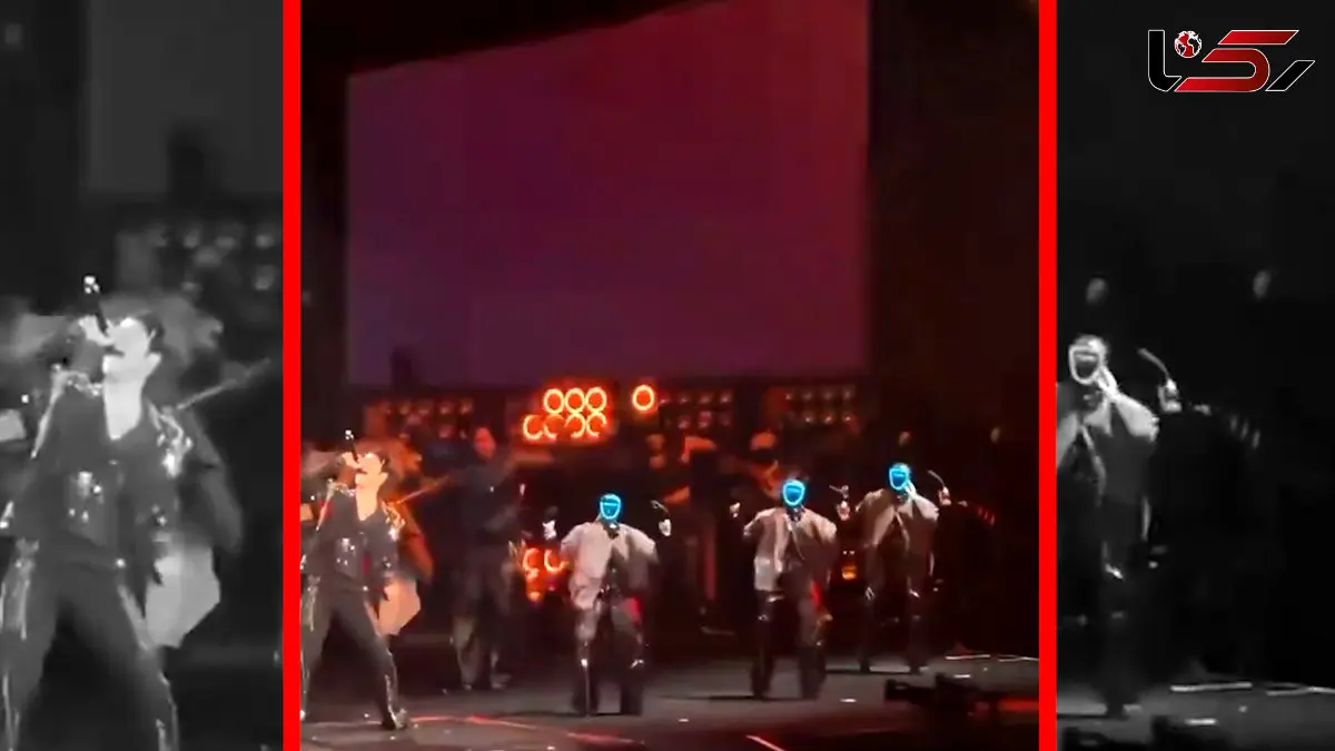 فیلم رقص ربات ها در کنسرت وانگ لیهوم