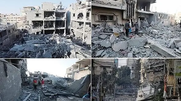 یکی از مرگبارترین حملات اسرائیل به اردوگاه پناهندگان/ بمباران همزمان در ۳ اردوگاه غزه