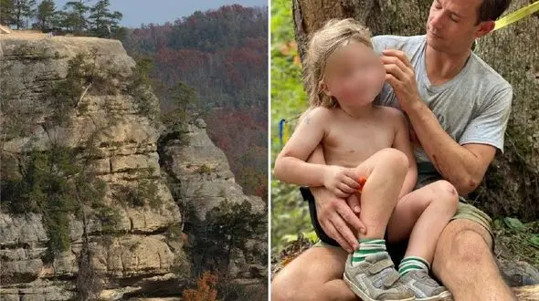 زنده ماندن کودک 4 ساله پس از سقوط از ارتفاع 21 متری + عکس