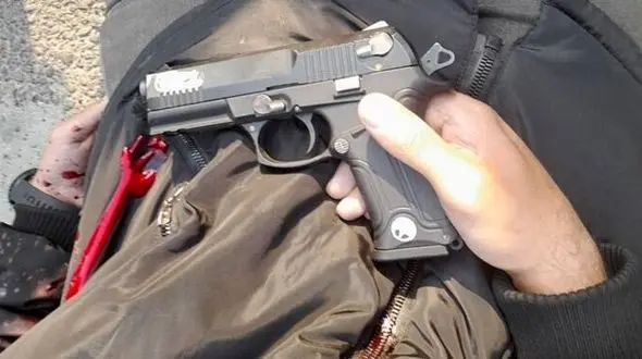 آخرین فیلم از قاتل فراری بعد از خودکشی در اتوبان نواب / او به پلیس هم شلیک کرد !