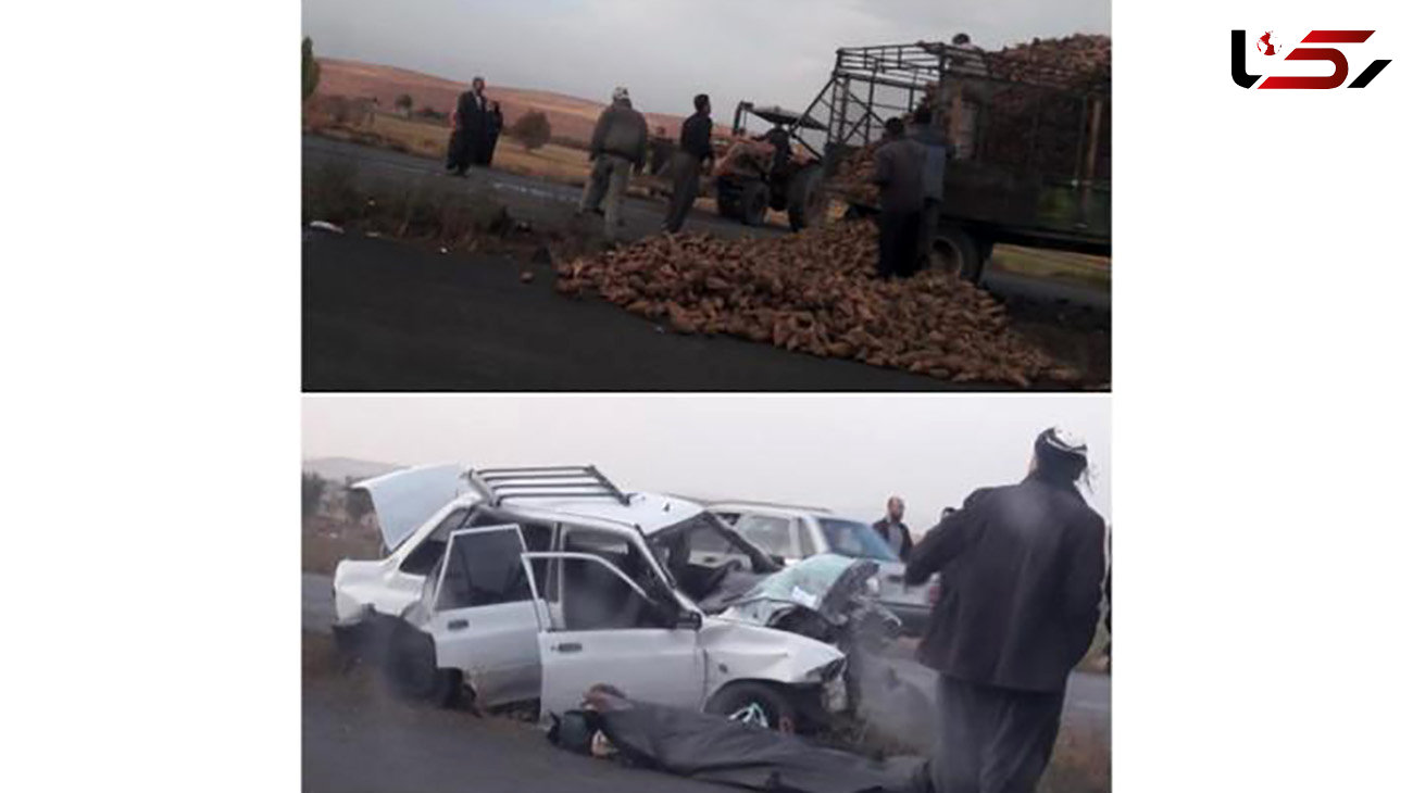  تصادف مرگبار در جاده بوکان _میاندوآب + عکس