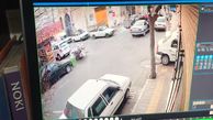 فیلم کتک خوردن زورگیر از دختر تهرانی وسط خیابان! + جزییات