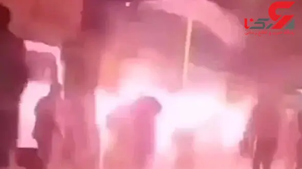 فیلم لحظه حادثه هولناک برای یک خبرنگار در لوشان