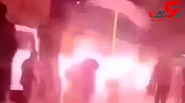 فیلم لحظه حادثه هولناک برای یک خبرنگار در لوشان