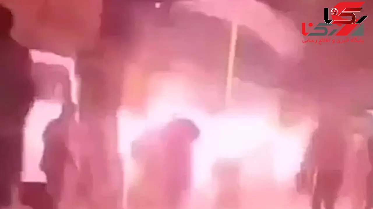 فیلم لحظه حادثه هولناک برای یک خبرنگار در لوشان