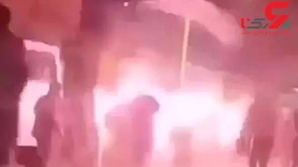 فیلم لحظه حادثه هولناک برای یک خبرنگار در لوشان