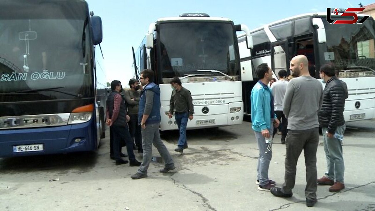 سومین گروه دانشجویان ایرانی از باکو به ایران بازگشتند