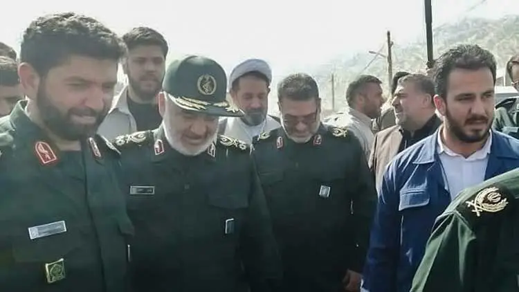 سفر فرمانده کل سپاه ‌به خوزستان / بازدید شبانه سرلشکر ‌سلامی از مناطق سیل‌زده