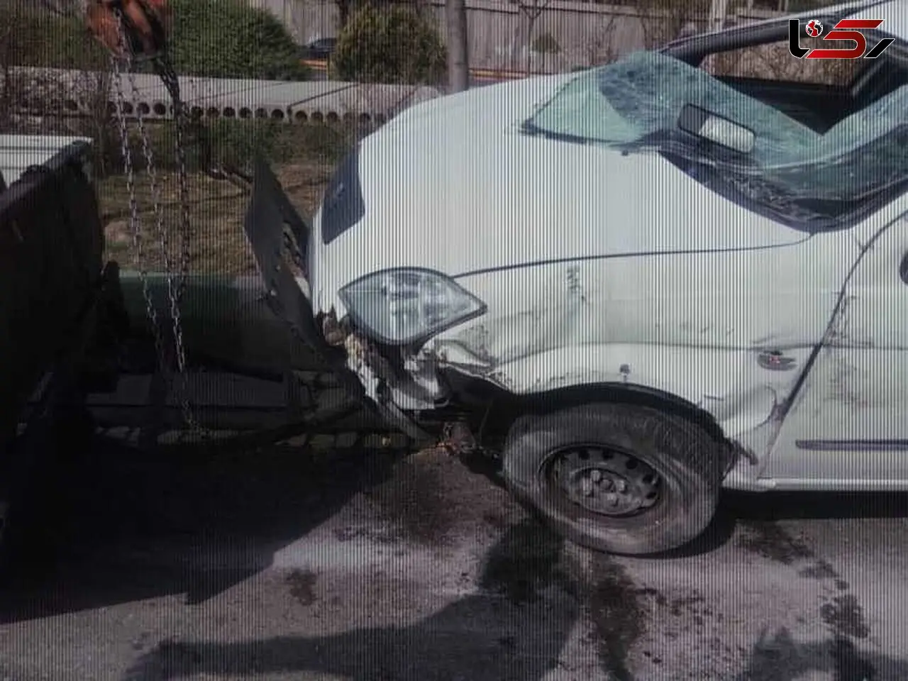 واژگونی عجیب 3 خودرو در بزرگراه لشگری / صبح امروز رخ داد + علت