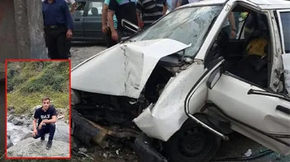 عکس و سرنوشت راننده پرایدی که فیلم تصادفش جنجالی شد +  فیلم