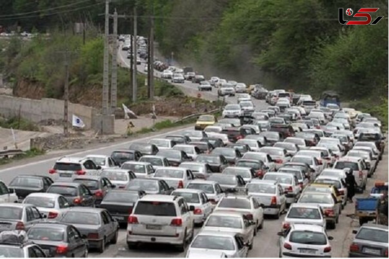 ترافیک سنگین در مسیر شمال به جنوب محور فیروزکوه