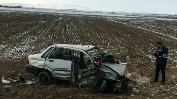 مرگ زن و شوهر جوان 48 ساعت پس از خرید پراید + عکس