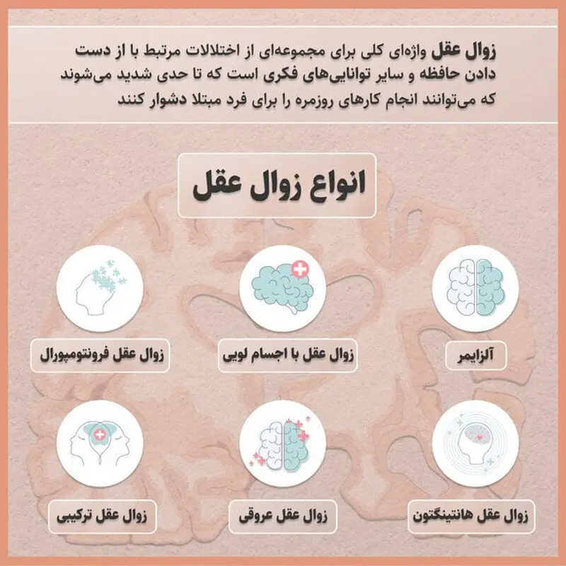 انواع زوال عقل