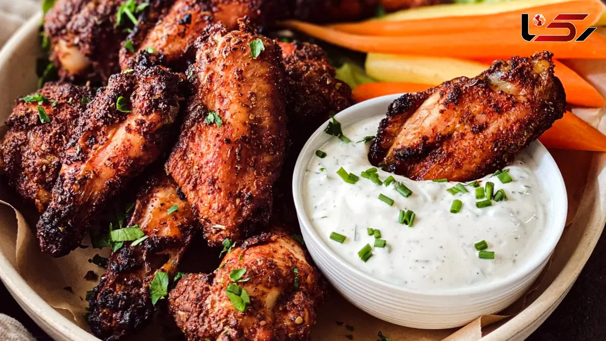 فیلم بال مرغ در فر با طعم خانگی 