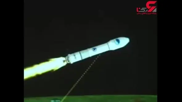 لحظه پرتاب ماهواره چینی به فضا + فیلم 