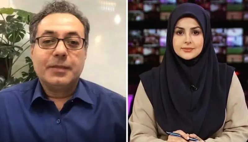شعله رزمجو و همسرش امید قالیباف