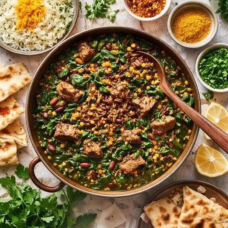 قلیه اسفناج
