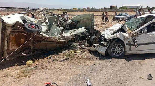 لت و پار شدن 5 نیشابوری در حادثه مرگبار+عکس تکان دهنده