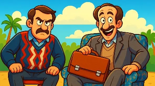 انیمیشن بهرام افشاری و هوتن شکیبا در سینمایی خنده‌دار هفتاد سی هم ساخته شد/ انیمیشن این دوتا چقدر بامزه شده