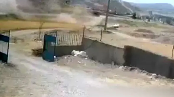 فیلم واژگونی شدید تیبا در ملکشاهی