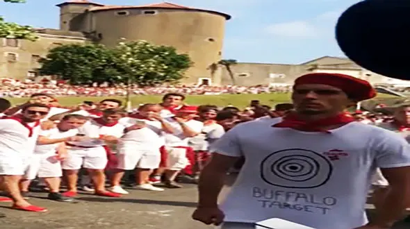 حادثه هولناک در مراسم گاوبازی + فیلم