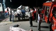 3 کشته در تصادف مرگبار سمند و پژو در برازجان