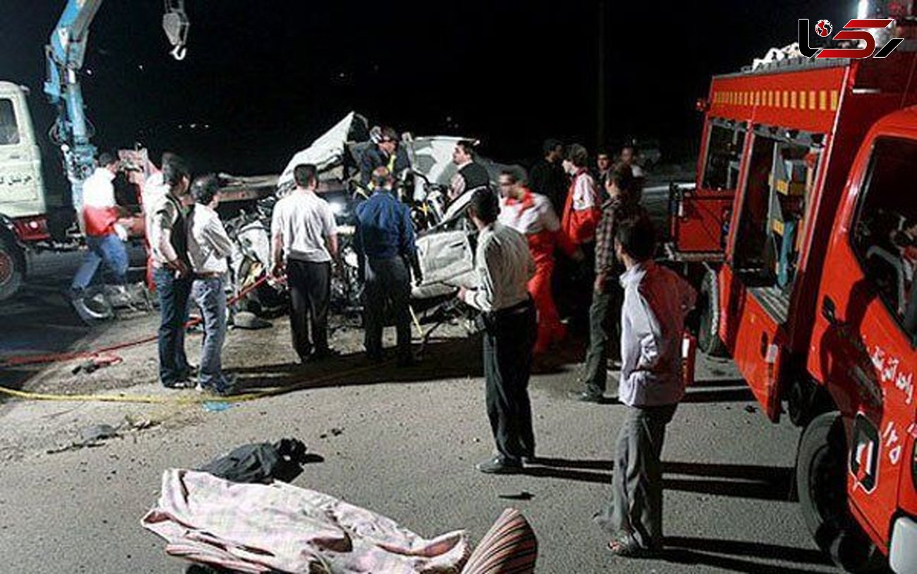 3 کشته در تصادف مرگبار سمند و پژو در برازجان