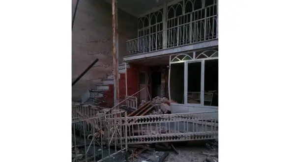 عکس ویرانی خانه مسکونی در ایلام / علت چه بود؟