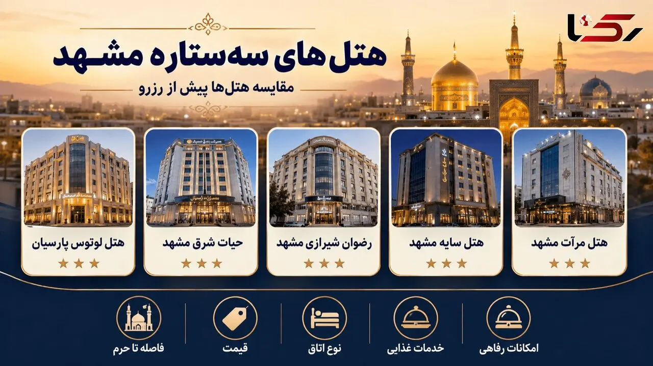هنگام رزرو هتل سه‌ستاره در مشهد چه معیارهایی را مقایسه کنیم؟