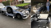 Horrified couple's £16,500 Mercedes stripped by 'professional' thieves overnight