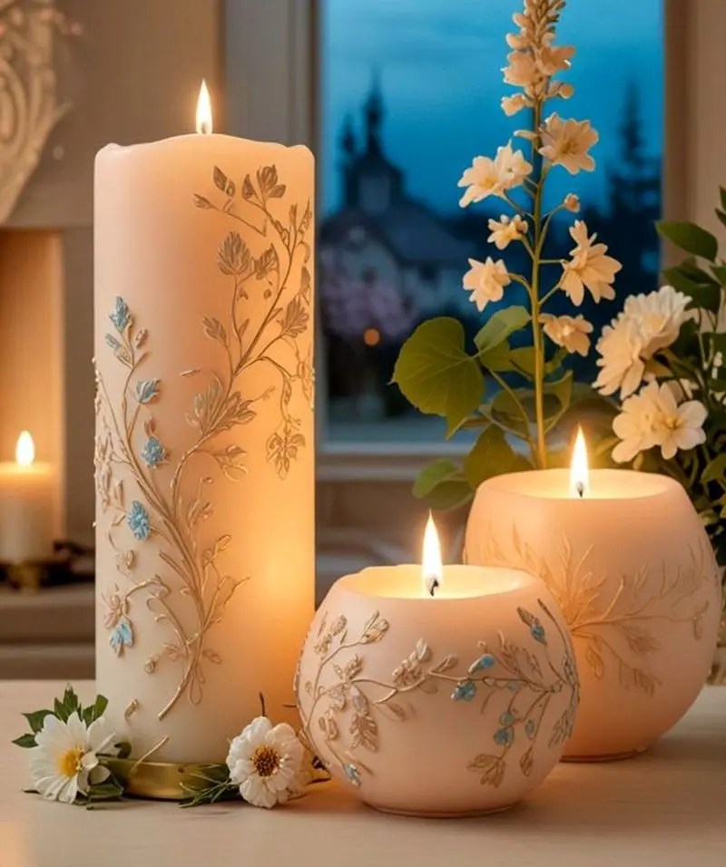 مدل شمع دکوری