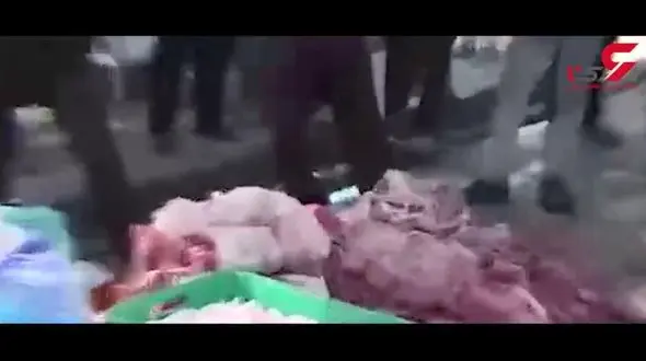 کشف سه تن گوشت فاسد در شهریار + فیلم 