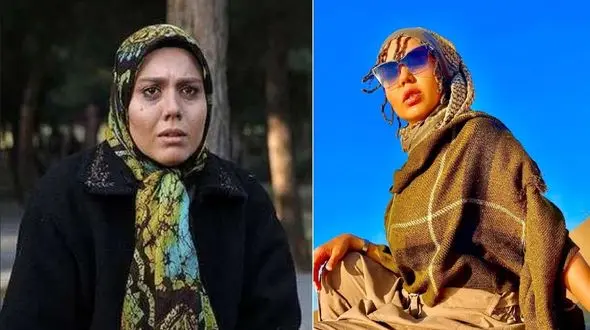 استایل جنجالی  و نامتعارف آزاده زارعی / همه را شوکه کرد!