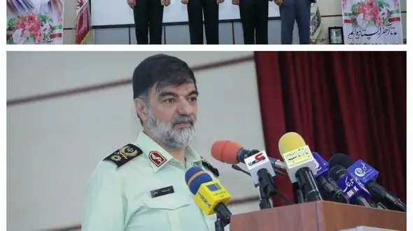 تودیع و معارفه فرمانده انتظامی استان ایلام 