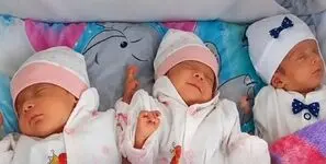 پشت پرده تلخ ترین عکس ایران / رها شدن سه نوزاد دختر و پسر کنار سطل زباله در بوکان  