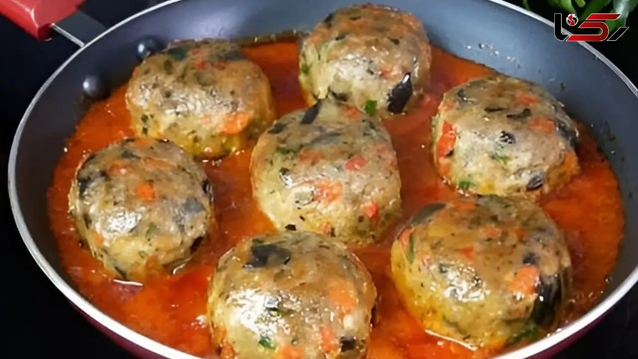 راز خوشمزگی کوفته بادمجان؛ طرز تهیه ساده و گیاهی / فیلم